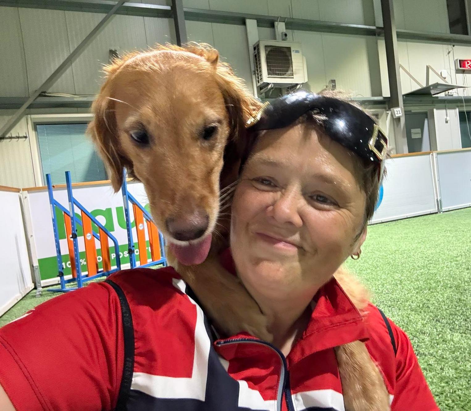 Marianne og hund